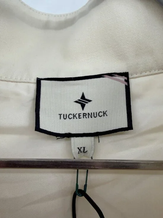 Tuckernuck Ivory Lace Willow Blouse size XL Oversized Top Cotton/Nylon - Picture 4 of 7